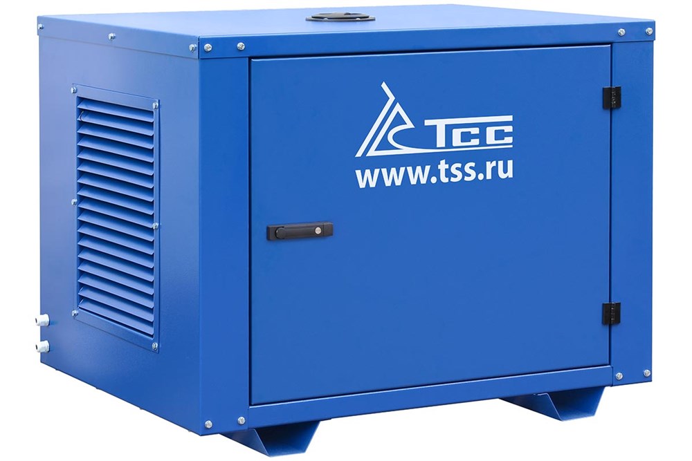 Фото 15 - Бензогенератор TSS SGG 6000EH3NA в кожухе.
