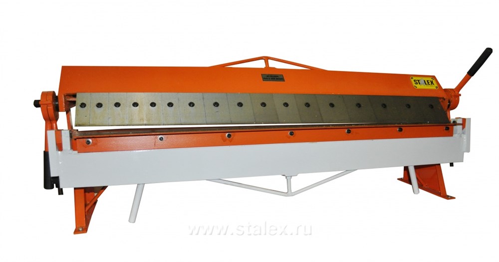 Фото 16 - Станок листогибочный ручной сегментный  STALEX W1.5x1260A.