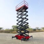 Фото 20 - Самоходный Ножничный Подъемник QZ-030-075 OXLIFT 300 кг 7,5 м.