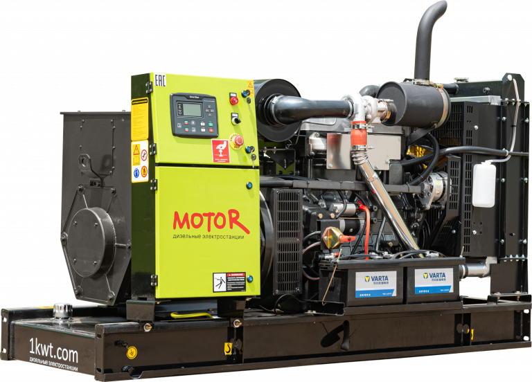 Фото 3 - АД80-Т400 дизельный генератор Motor 80 кВт Открытая на двигателе RICARDO / 4RT55-88D.