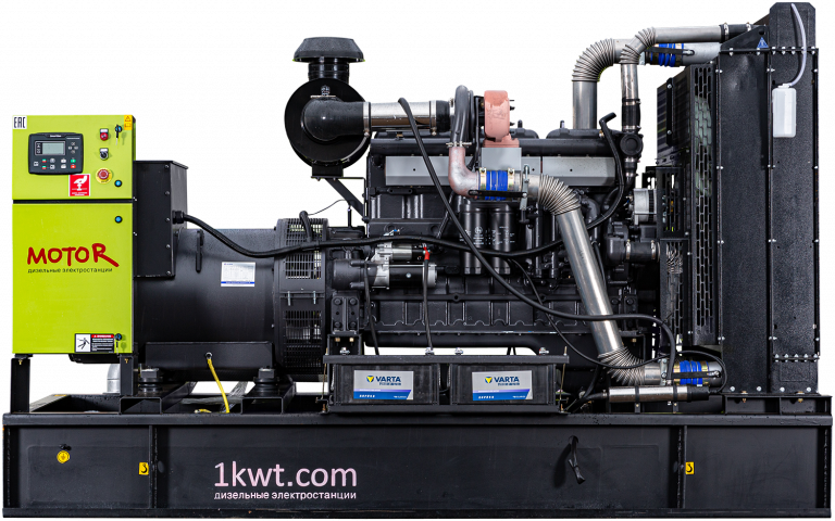 Фото 1 - АД360-T400 дизельный генератор Motor 360 кВт Открытая на двигателе WOLING / WLG450S.