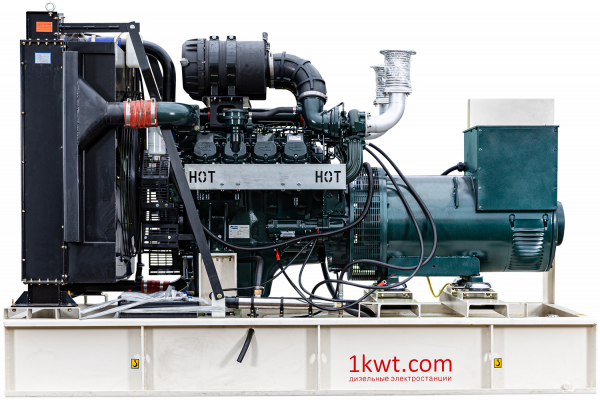 P420DN дизельный генератор MGE 420 кВт Открытая на двигателе Doosan / DP158LD
