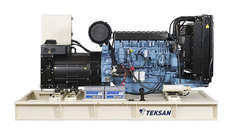 Фото 1 - TJ500BD5L дизельный генератор Teksan 364 кВт Открытая на двигателе BAUDOUIN / 6M21G500/5.